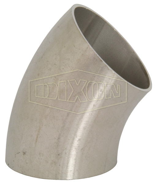 Unpolished 45° Weld Elbow
